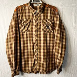 VTG Akoo Live Well Love Well Embroidered Shirt Size 4XL